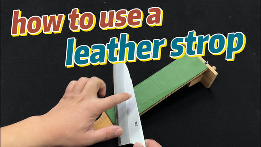 How to use a leather strop