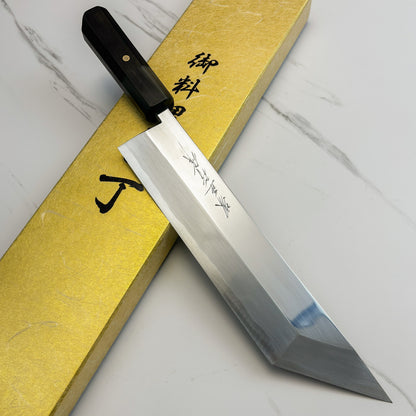 Japanese Tatsuo Ikeda eel knife 240mm mirror finished blue steel 2#  Single edged