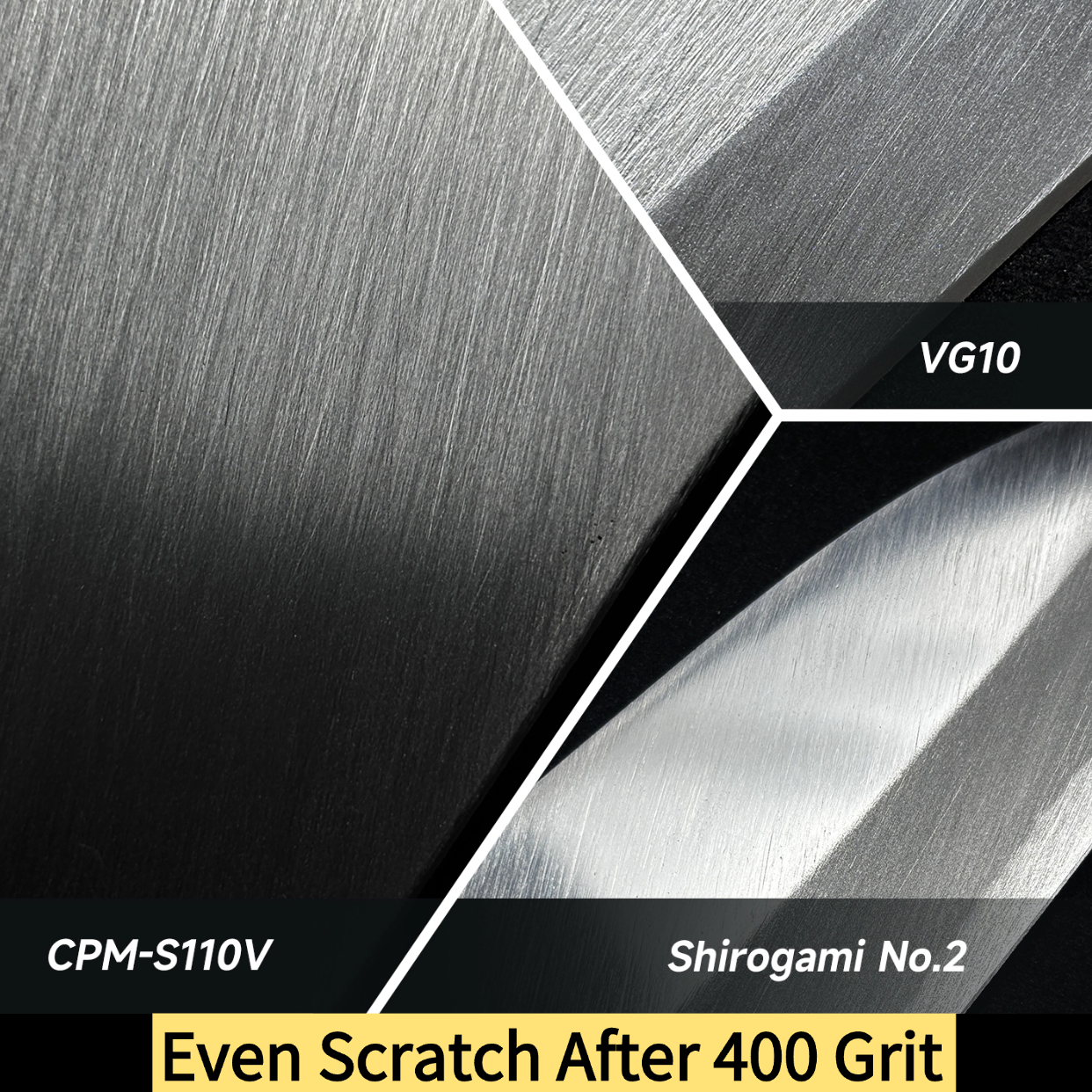 Cheefarcuut Vitrified Diamond Sharpening Stone – 400 Grit, Fast Cutting for Super Steels like ZDP189 & S90V