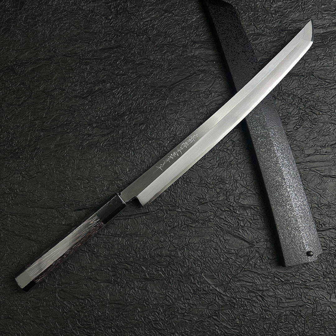 japanese Sakimaru Yanagiba 360mm sakai takayuki chef's knife Zangetsu  sashimi kitchen knife Ginsan steel