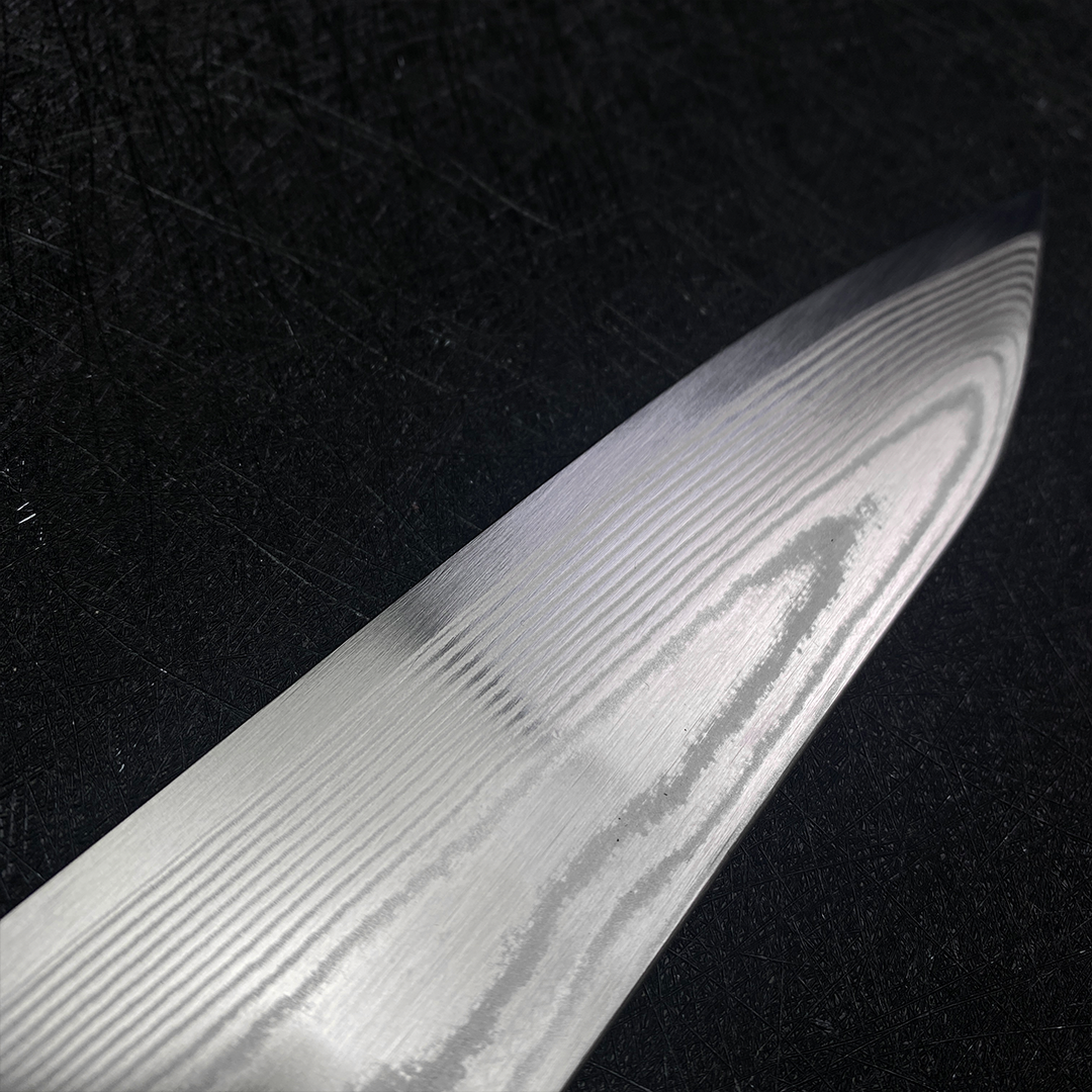 japanese chef knife 210mm kitchen hatsukokoro kiritsuke gyuto Ginsou damascus cooking knife ginsan stainless steel