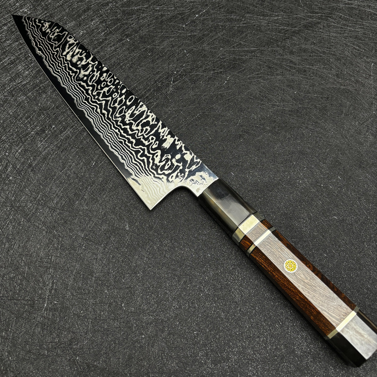 japanese chef knife 240mm kitchen knife Hatsukokoro kiritsuke gyuto damascus cooking knife FAXR2 powder  steel