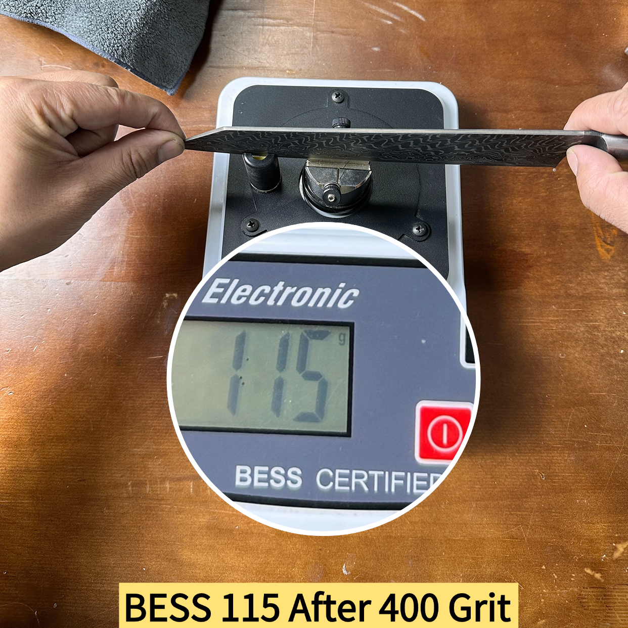 Cheefarcuut Vitrified Diamond Sharpening Stone – 400 Grit, Fast Cutting for Super Steels like ZDP189 & S90V