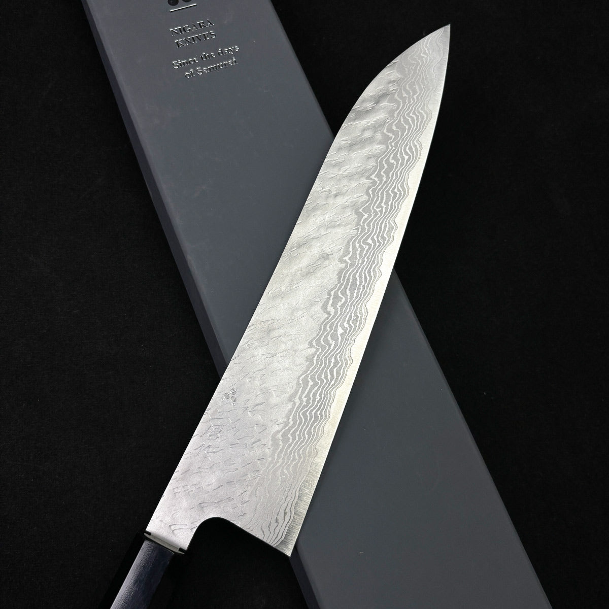 Japanese chef's knife Nigara VG10 Damascus Tsuchime Gyuto knife 240mm sharpknives Kiritsuke gyuto knife 240mm（9.4inch）  Double edged