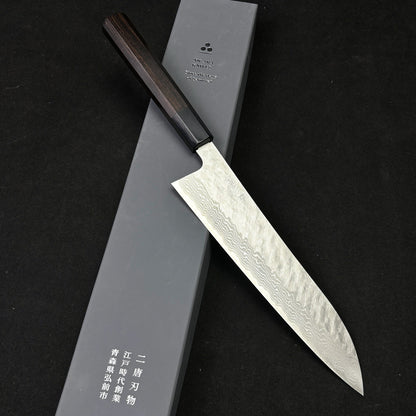 Japanese chef's knife Nigara VG10 Damascus Tsuchime Gyuto knife 240mm sharpknives Kiritsuke gyuto knife 240mm（9.4inch）  Double edged