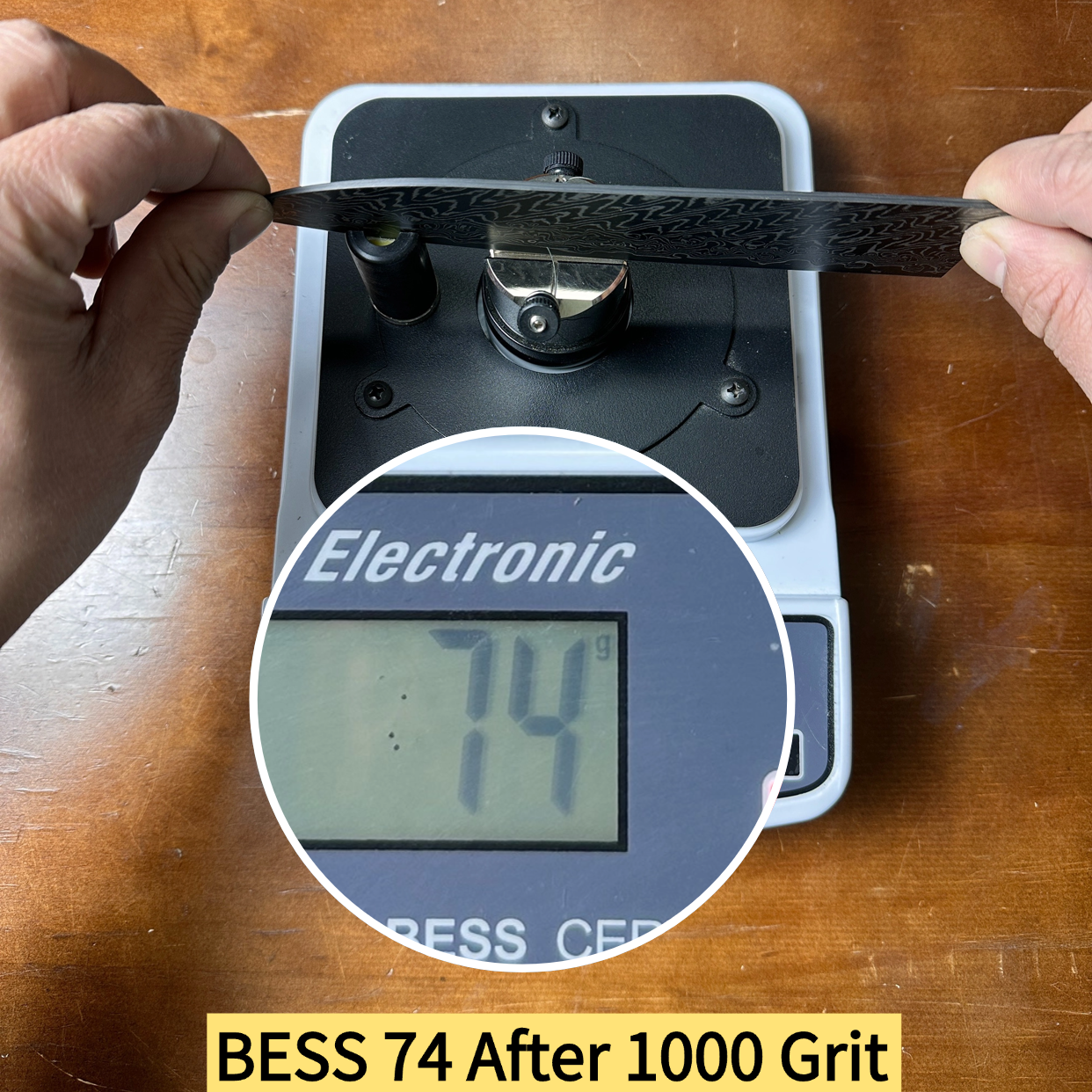 Cheefarcuut Vitrified Diamond Sharpening Stone – 1000 Grit, Fast Cutting for Super Steels like ZDP189 & S90V