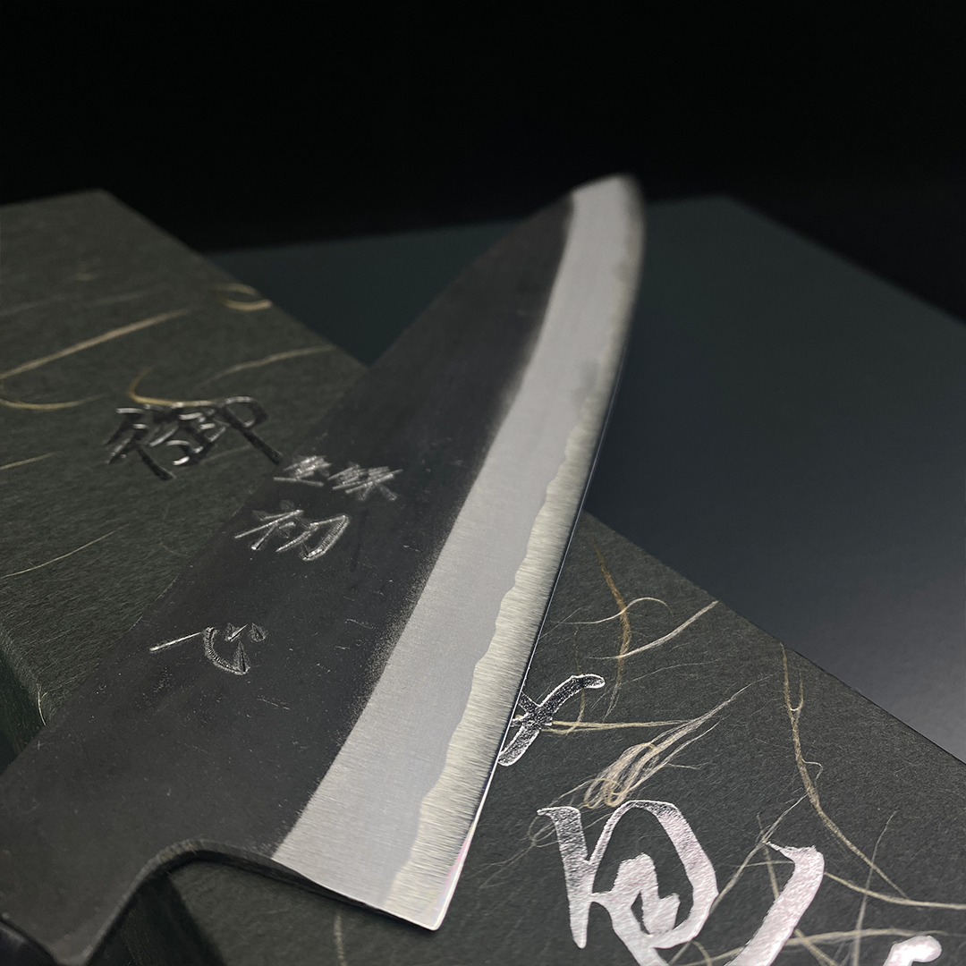 japanese chef knife 240mm kitchen kinfe hatsukokoro  gyuto Aosagi cooking knife blue 2 carbon steel