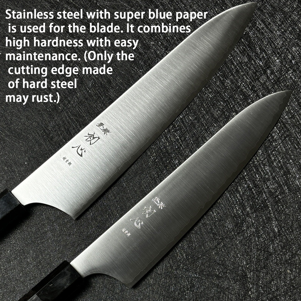 japan-origin  Hatsukokoro chef knife 210/240mm gyutoknife  stainless steel clad with super blue steel   sujihiki Bunka  knife