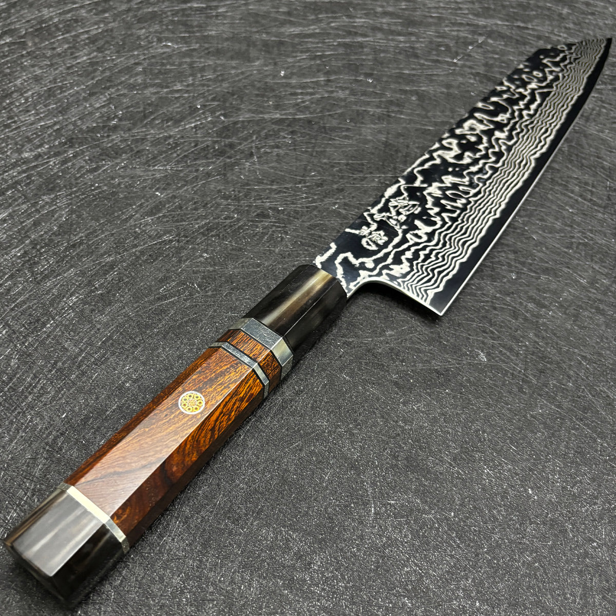 japanese chef knife 240mm kitchen knife Hatsukokoro kiritsuke gyuto damascus cooking knife FAXR2 powder  steel