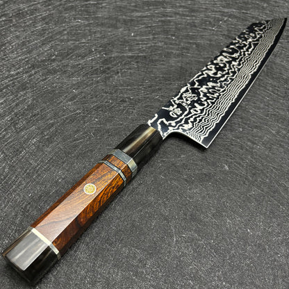 japanese chef knife 240mm kitchen knife Hatsukokoro kiritsuke gyuto damascus cooking knife FAXR2 powder  steel