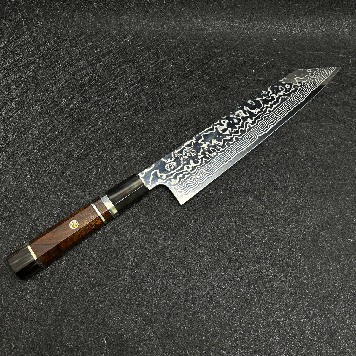 japanese chef knife 240mm kitchen knife Hatsukokoro kiritsuke gyuto damascus cooking knife FAXR2 powder  steel