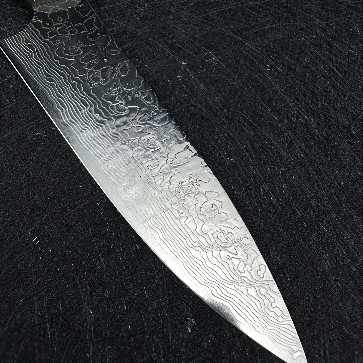Japanese Takeshi Saji petty knife 130mm R2/SG2 powder steel Mirror damascus knife