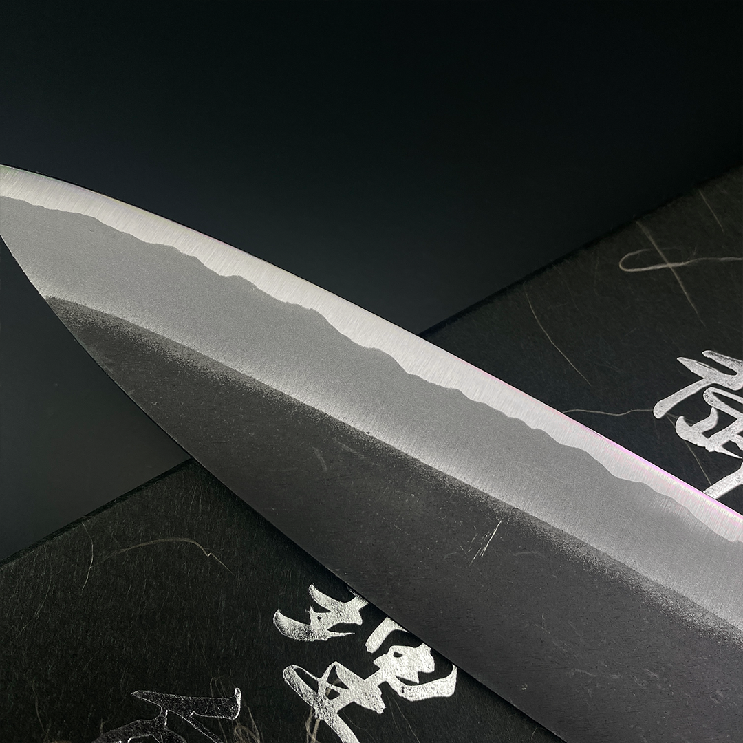 japanese chef knife 240mm kitchen kinfe hatsukokoro  gyuto Aosagi cooking knife blue 2 carbon steel