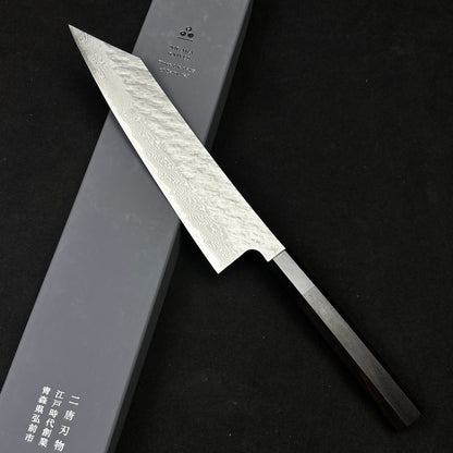 Japanese chef's knife Nigara VG10 Damascus Tsuchime Gyuto knife 240mm sharpknives Kiritsuke gyuto knife 240mm（9.4inch）  Double edged