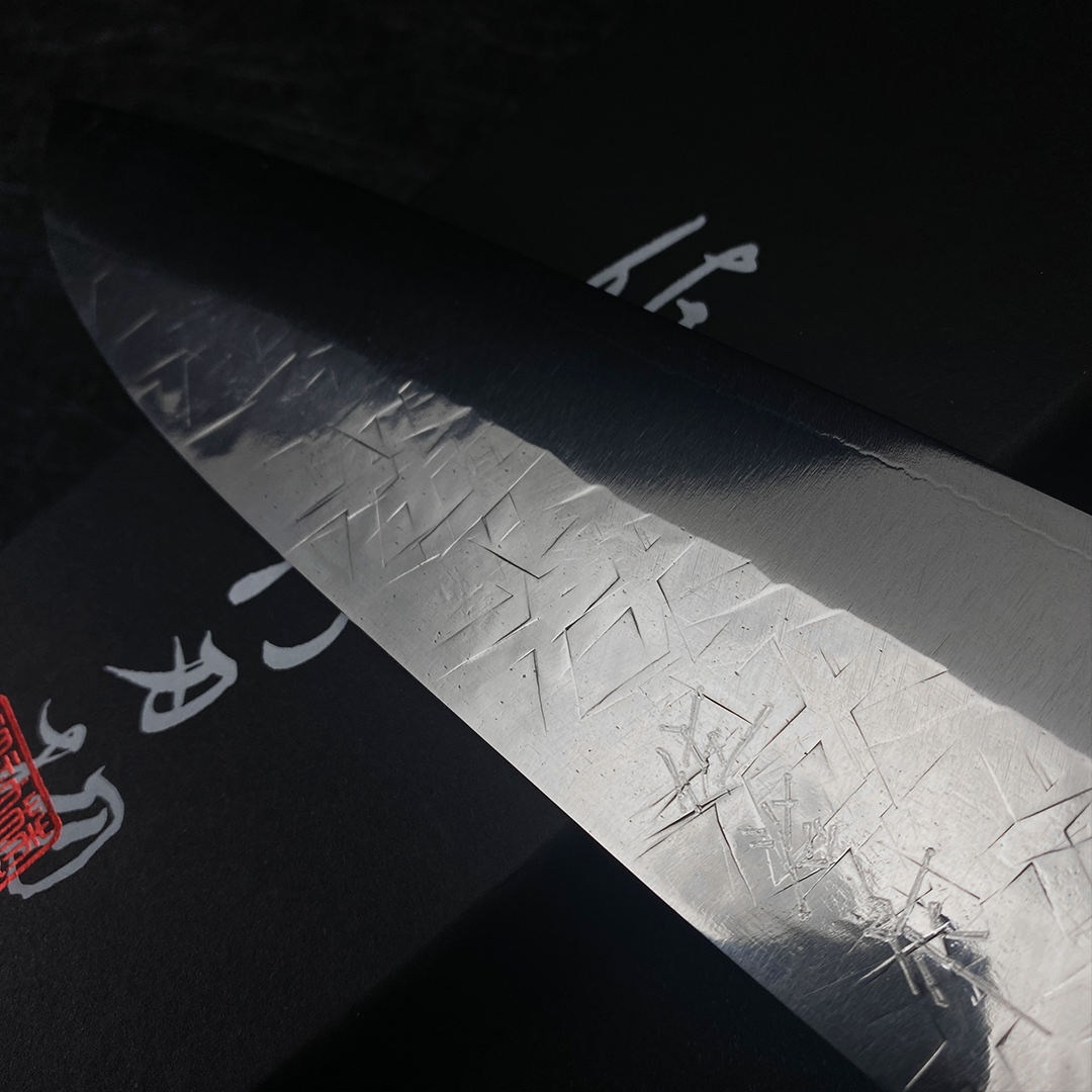 Japanese kitchen knife 180mm santoku kinfe Takeshi Saji cooking knife SRS13 powder steel sharp knife