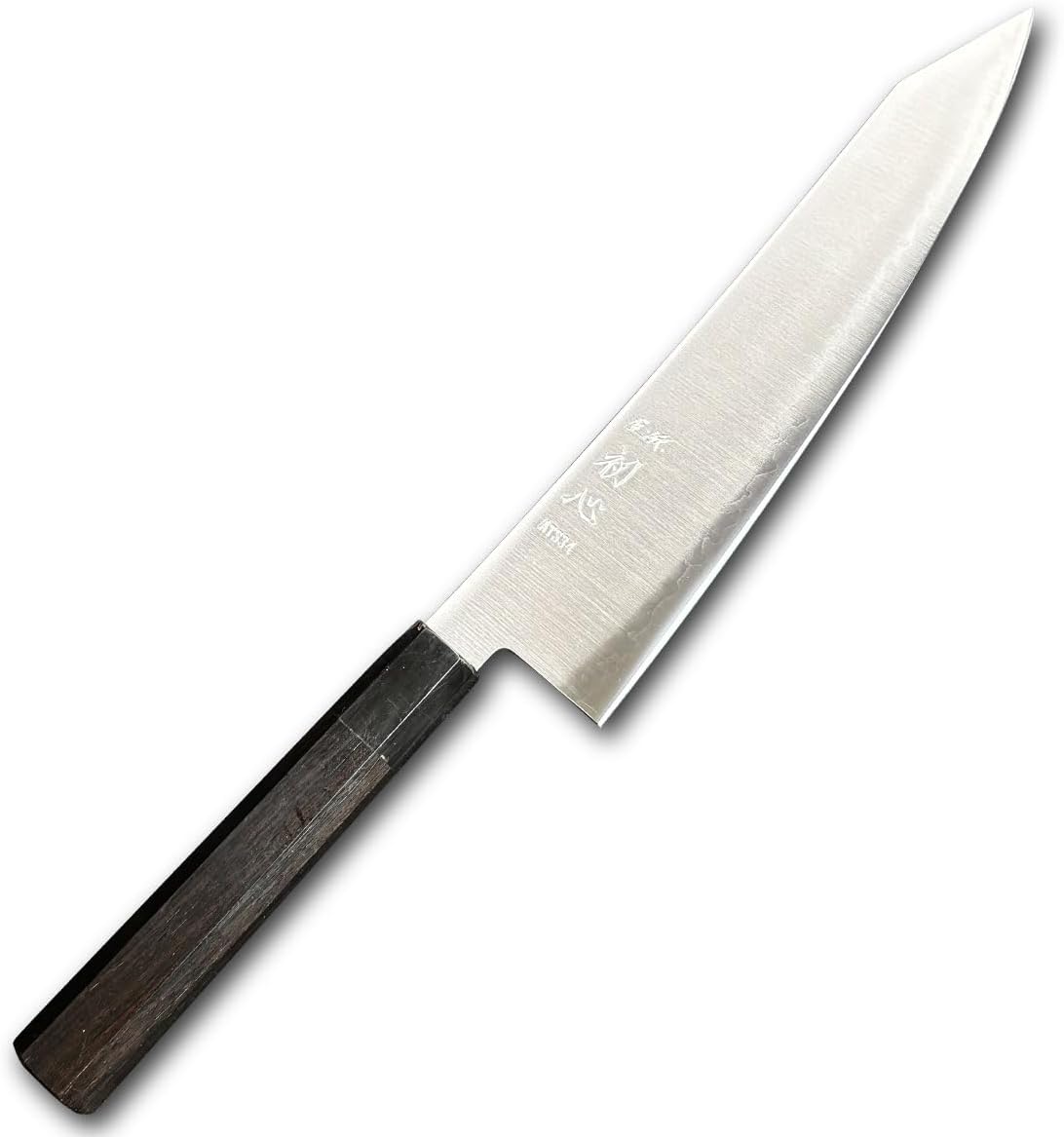 Japanese Hatsukokoro kiritisuke gyuto knife 210mm blade length ATS34 stainless steel kitchen knife 3-layer chefs knife