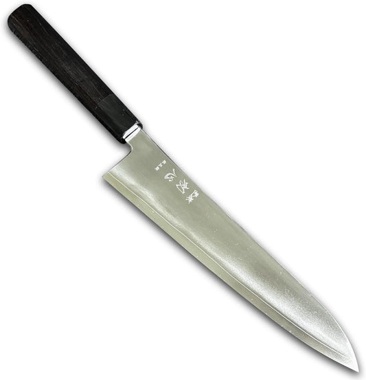 Japanese Hatsukokoro gyuto knife 240mm blade length Ginsan stainless steel kitchen knife GINSOU chefs knife