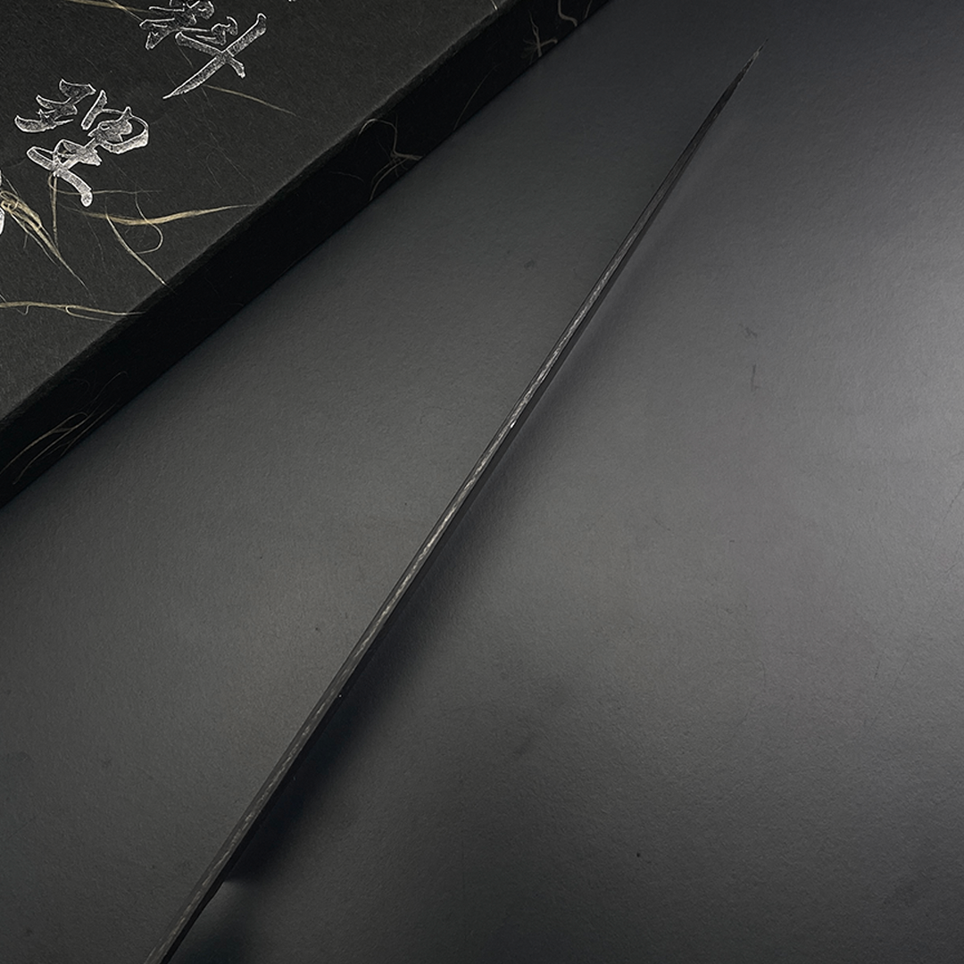 japanese chef knife 240mm kitchen kinfe hatsukokoro  gyuto Aosagi cooking knife blue 2 carbon steel
