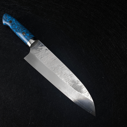 Japanese kitchen knife 180mm santoku kinfe Takeshi Saji cooking knife SRS13 powder steel sharp knife