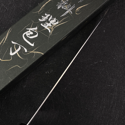 japanese chef knife 210mm kitchen hatsukokoro kiritsuke gyuto Ginsou damascus cooking knife ginsan stainless steel