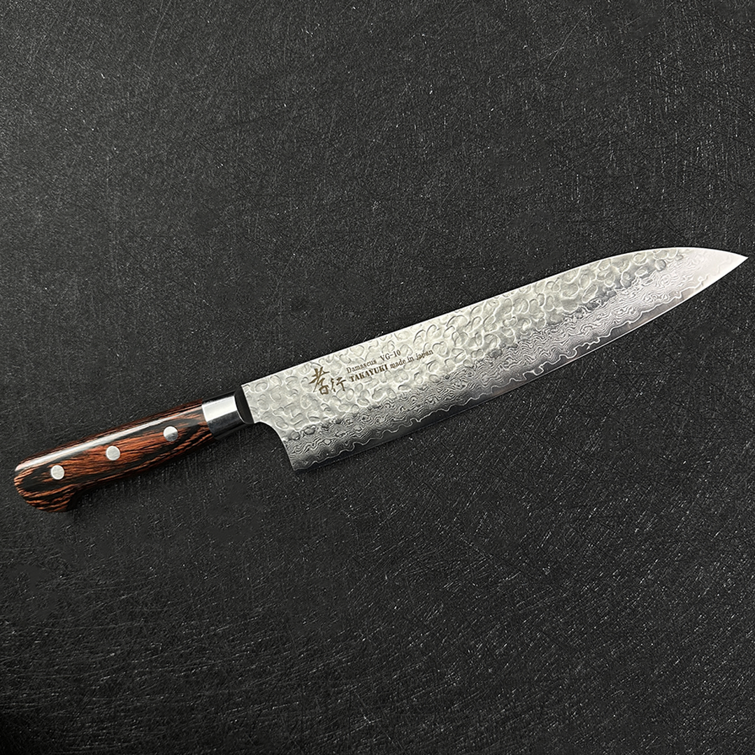 japanese gyuto knife 210mm sakai takayuki chef's knife VG10 damascus kitchen knife