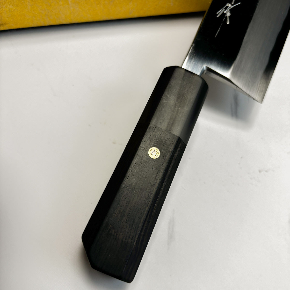 Japanese Tatsuo Ikeda eel knife 240mm mirror finished blue steel 2#  Single edged