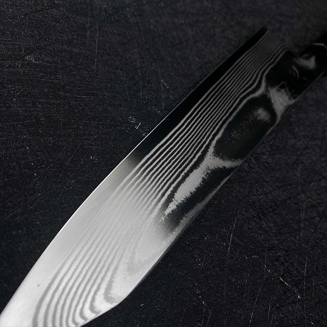 japanese chef knife 210mm kitchen hatsukokoro kiritsuke gyuto Ginsou damascus cooking knife ginsan stainless steel
