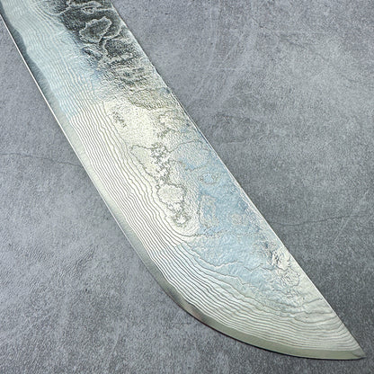 390mm Japanese Takeshi Saji Chef's Sakimaru-Slicer(Sujihiki) 390mm R2 Diamond Finish Damascus DHM