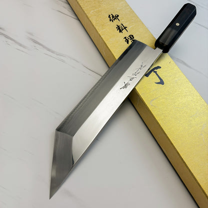 Japanese Tatsuo Ikeda eel knife 240mm mirror finished blue steel 2#  Single edged