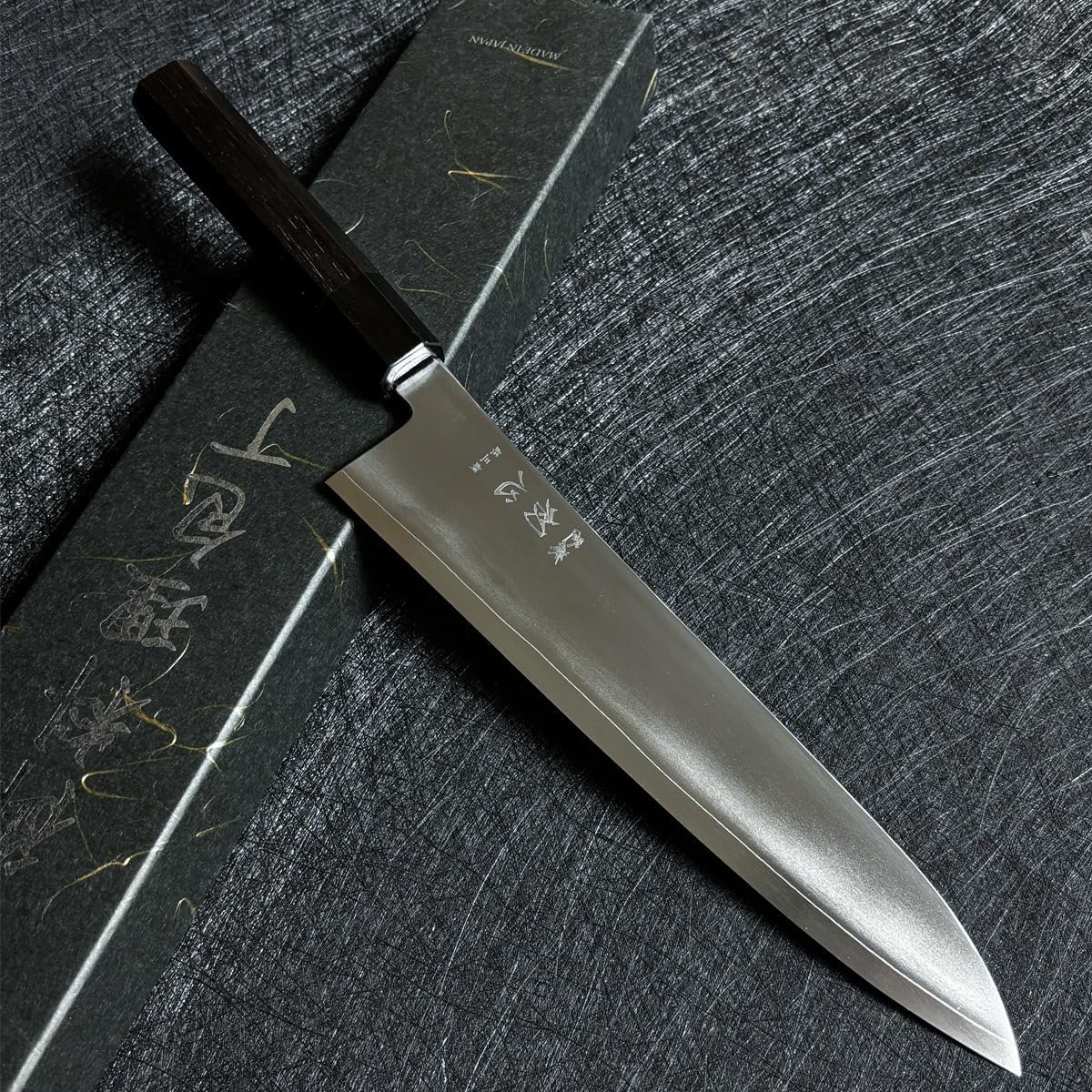 Japanese Hatsukokoro gyuto knife 240mm blade length Ginsan stainless steel kitchen knife GINSOU chefs knife