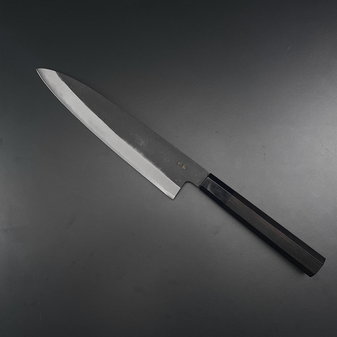 japanese chef knife 240mm kitchen kinfe hatsukokoro  gyuto Aosagi cooking knife blue 2 carbon steel