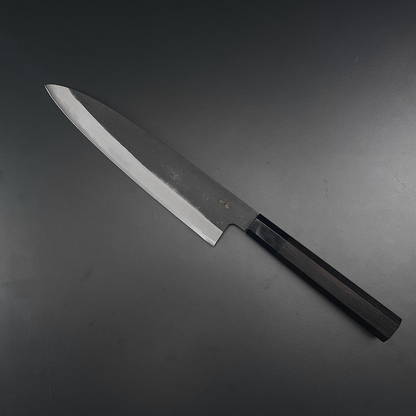 japanese chef knife 240mm kitchen kinfe hatsukokoro  gyuto Aosagi cooking knife blue 2 carbon steel