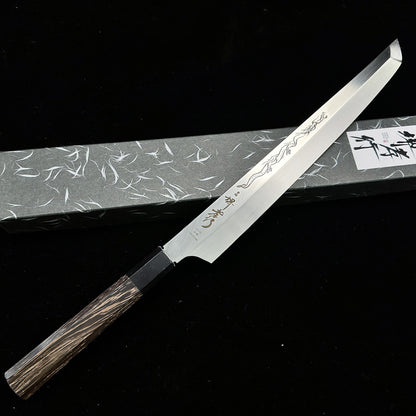 japanese Sakimaru Yanagiba 300mm sakai takayuki chef's knife SHO-RYU  sashimi kitchen knife VG10 honyaki knife