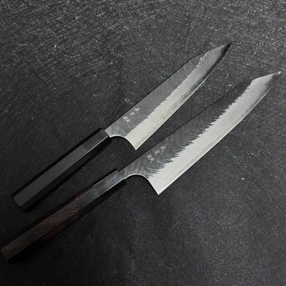 Japanese 210mm Kiritsuke gyuto knife Yoshimi Kato handmade AS steel Tsuchime finished kitchen knife