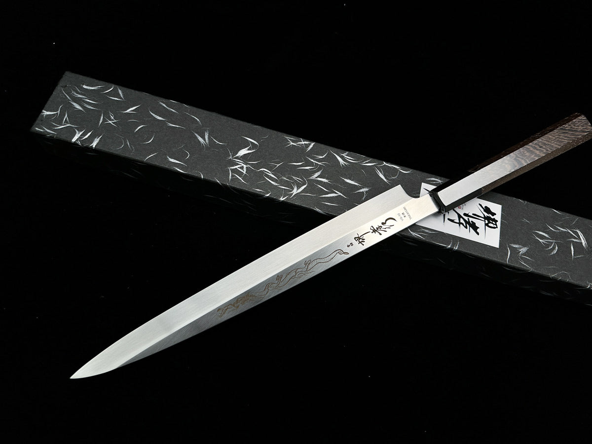 japanese  Yanagiba 300mm sakai takayuki chef's knife SHO-RYU  sashimi kitchen knife VG10 honyaki