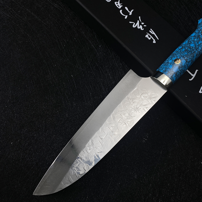 Japanese kitchen knife 180mm santoku kinfe Takeshi Saji cooking knife SRS13 powder steel sharp knife