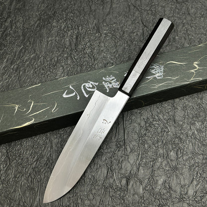 Japanese kitchen knife 180mm santoku cooking knife Satoshi Nakagawa  ginsan stainless steel