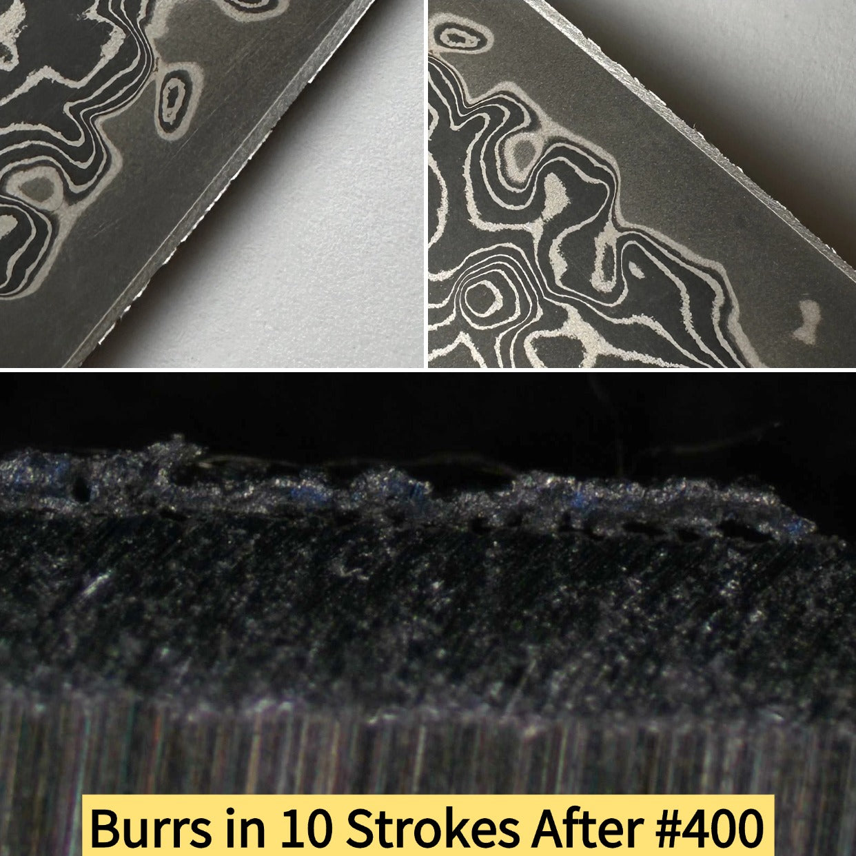 Cheefarcuut Vitrified Diamond Sharpening Stone – 400/1000 Grit, Fast Cutting for Super Steels like ZDP189 & S90V