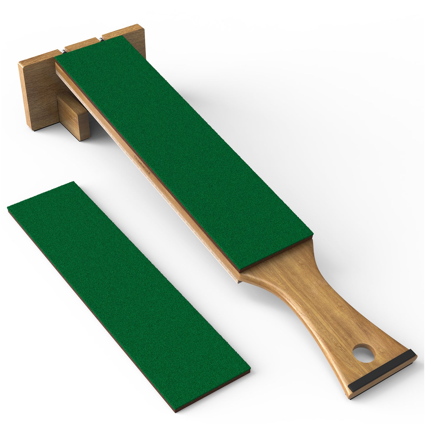 cheefarcuut leather strop kit,double sided genuine cowhide with diamond polishing compounds,Knife Sharpening Strop 13.97''x2.36''