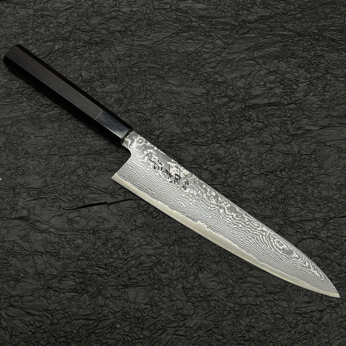 Japanese Makoto Tanaka gyuto knife 240mm  Damascus R2/SG2 powder steel chef's knife