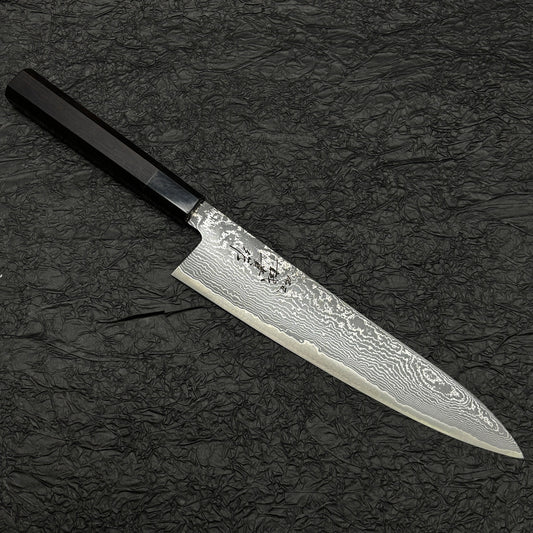 Japanese Makoto Tanaka gyuto knife 240mm  Damascus R2/SG2 powder steel chef's knife